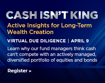 Join us for a virtual advisor due diligence event on April 9.